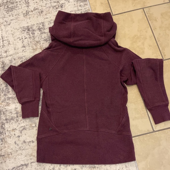 Lululemon Burgundy Scuba Hoodie pullover - Picture 4 of 11